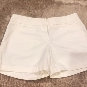 J Crew white city fit shorts Sz 4